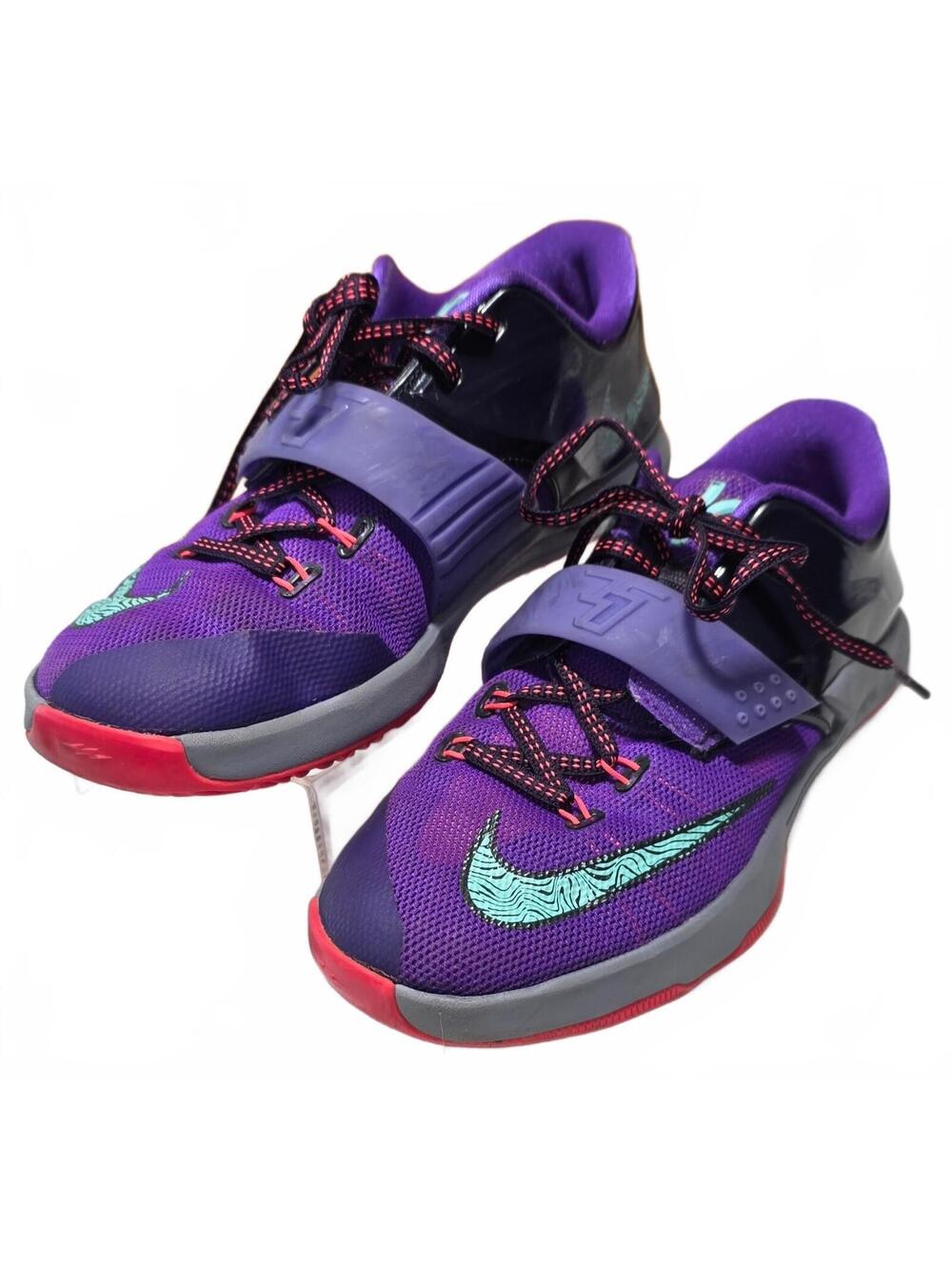 Nike KD 7 "Lightning 534" Basketball Sneakers Size 3Y Purple Cave 669944-500 - Picture 1 of 7